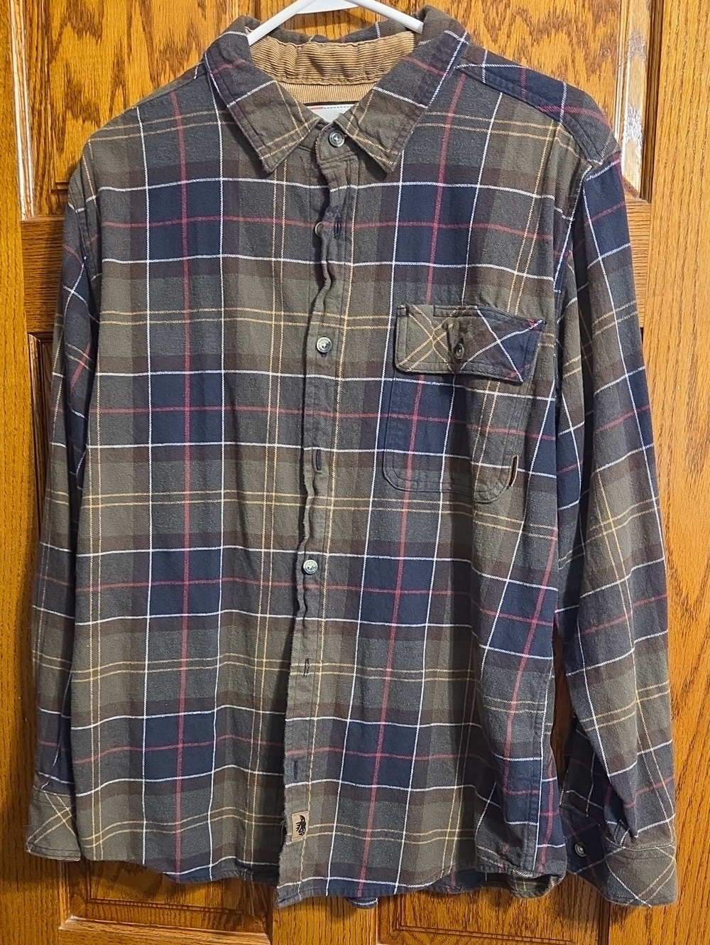 Legendary Whitetails Brown & Black Plaid Button-Down Shirt